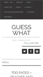 Mobile Screenshot of guesswhat.fr